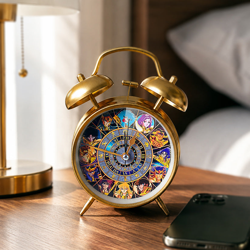 Reloj despertador Caballeros Dorados