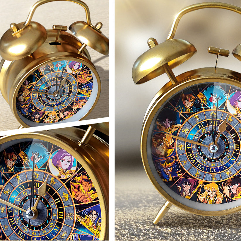 Reloj despertador Caballeros Dorados