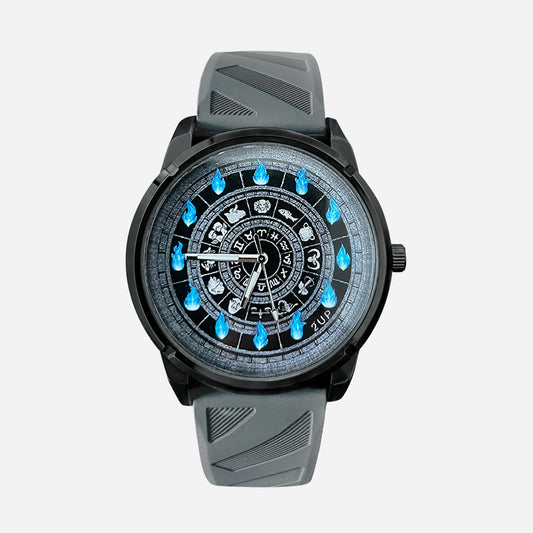 Reloj del zodiaco Liso Marco negro 45 mm