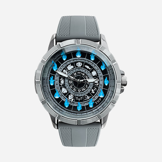 Reloj del Zodiaco correa gris