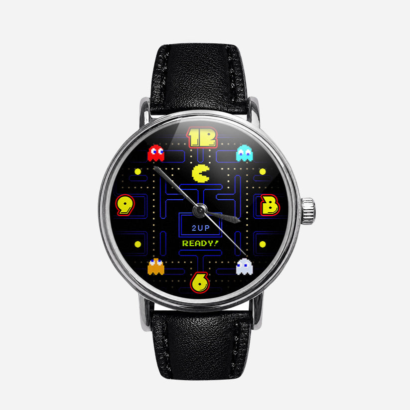 Pacman reloj de pulsera clásico