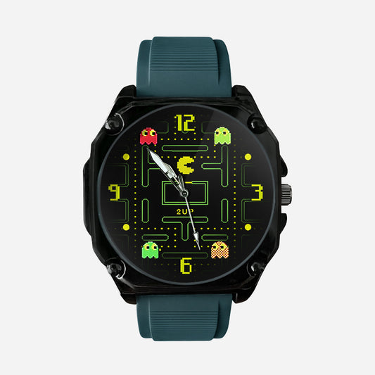Pacman reloj de pulsera cuadrado